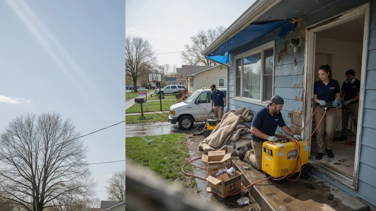Basement Flood Cleanup in Blanford, IN near me